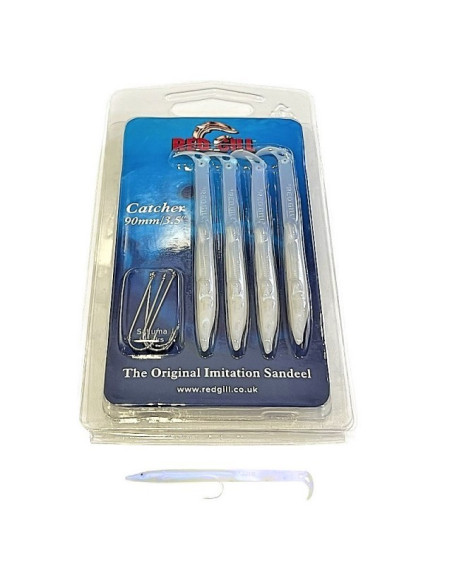 Red Gill 9cm Blue Pearl 19 4pcs